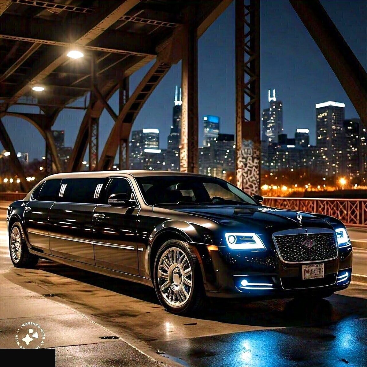 Wedding stretch limo in Buffalo Grove